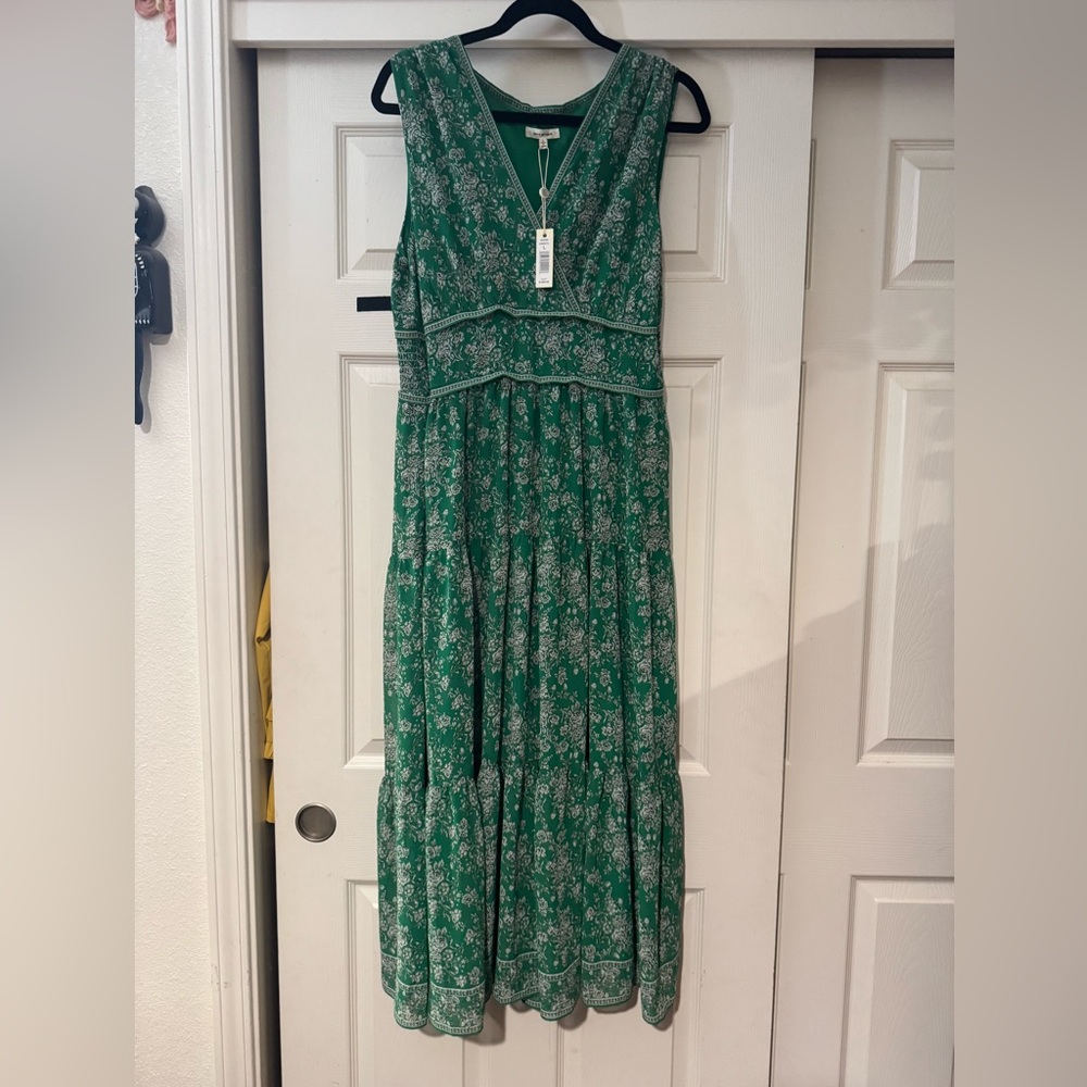 Max Studio Green dress size L - Picture 1 of 2